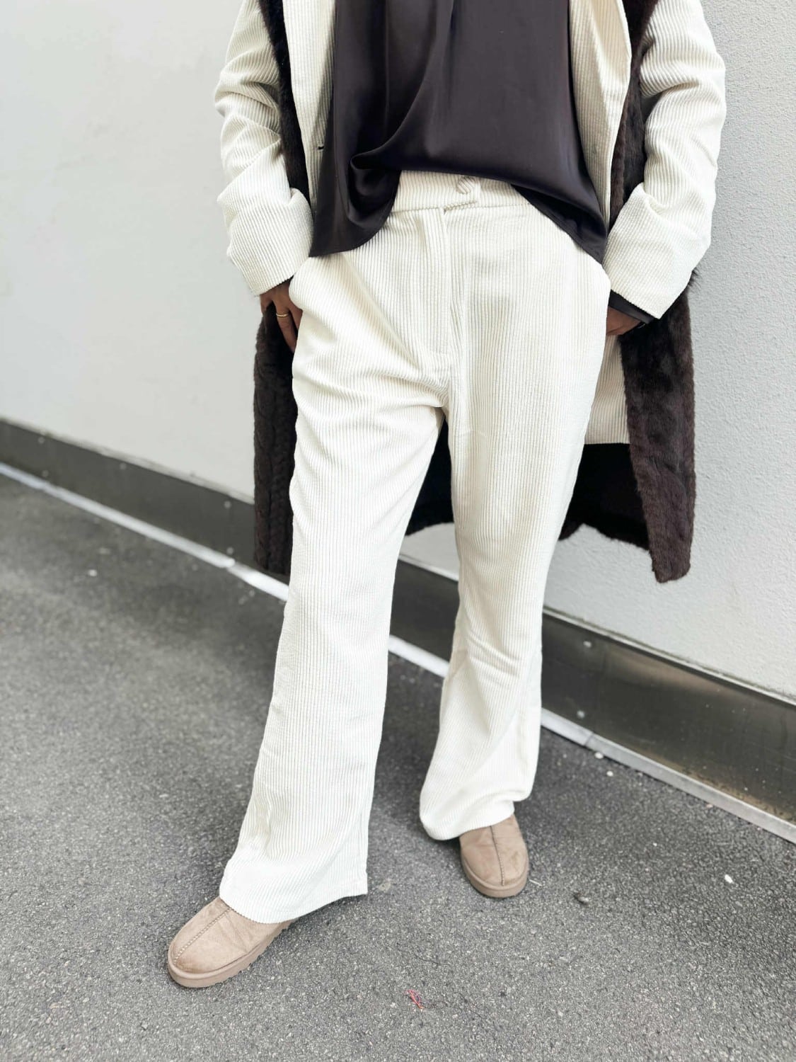 IBC Collection Cord Pants White