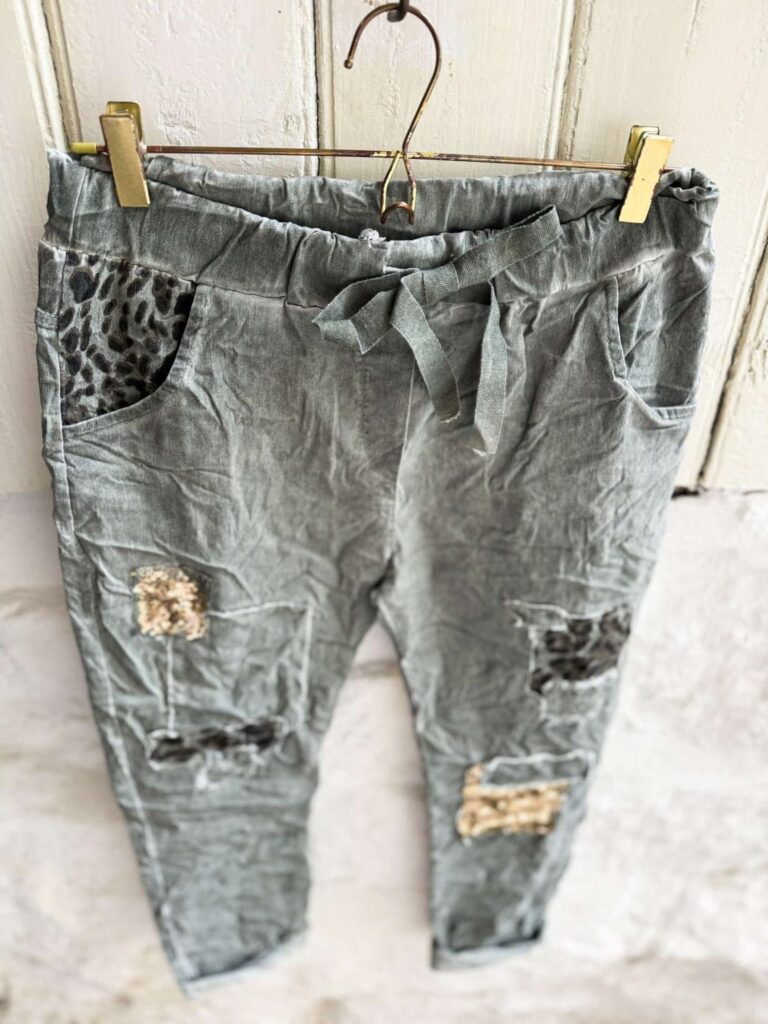 IBC Collection Franzy Pants Leo Green