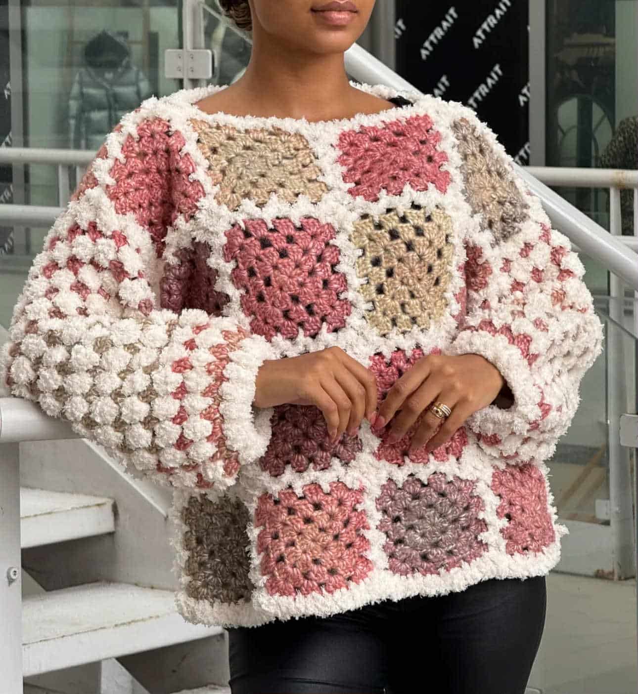 Ibc Collection Hedda Sweater Coral