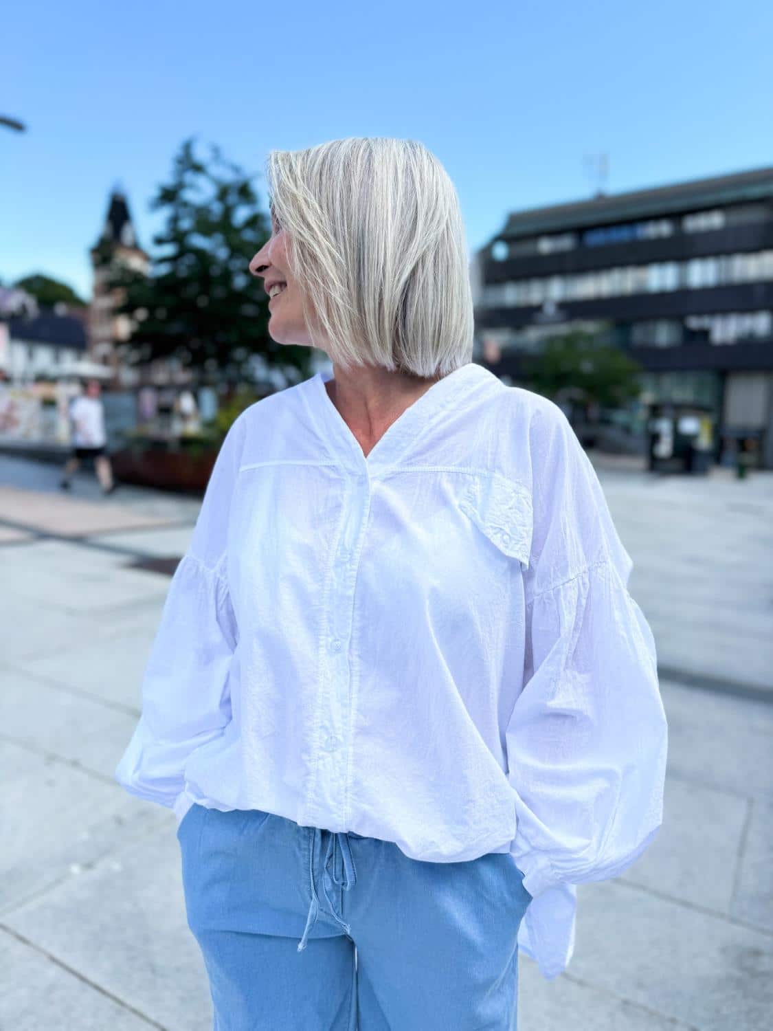 IBC Collection Hennie Oversize Blouse White