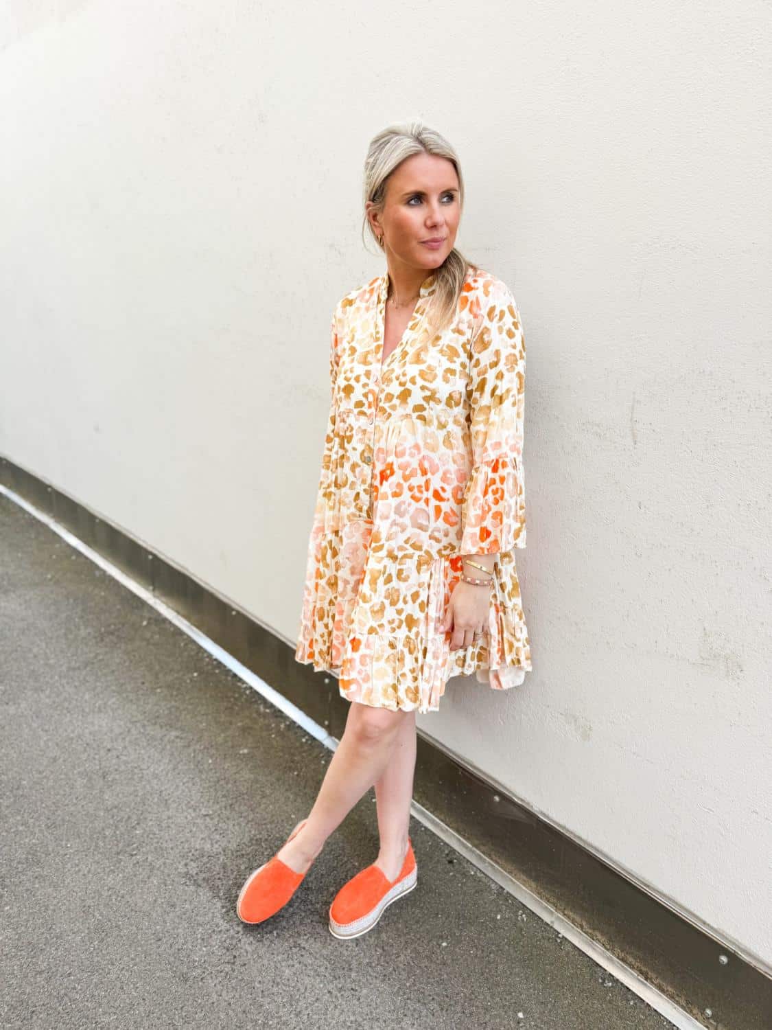 IBC Collection Lillian Dress Orange Leo