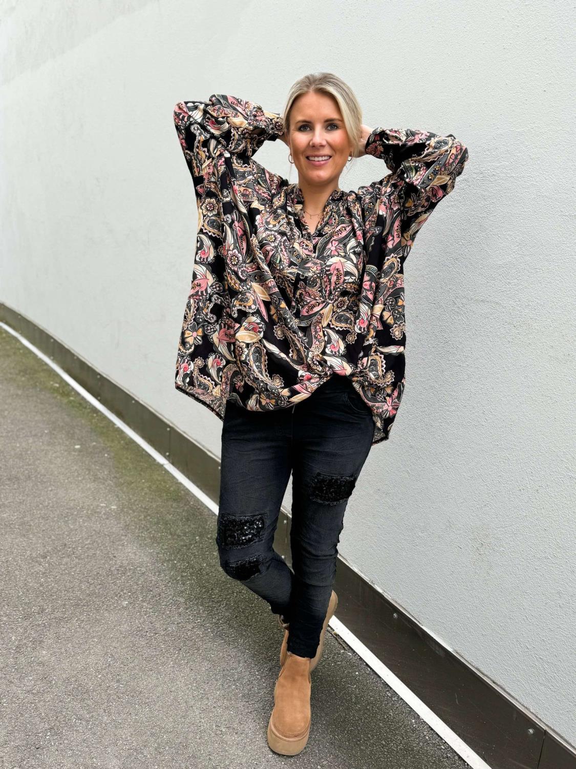 IBC Collection Linnea Oversize Blouse Black