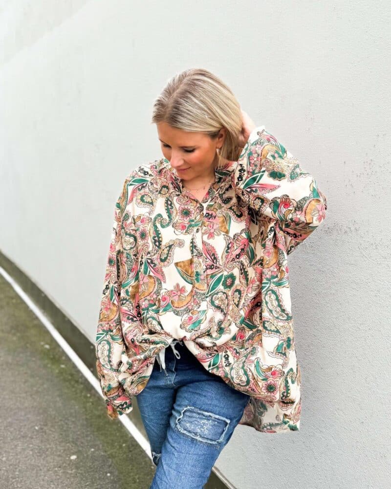 IBC Collection Linnea Oversize Blouse Creme