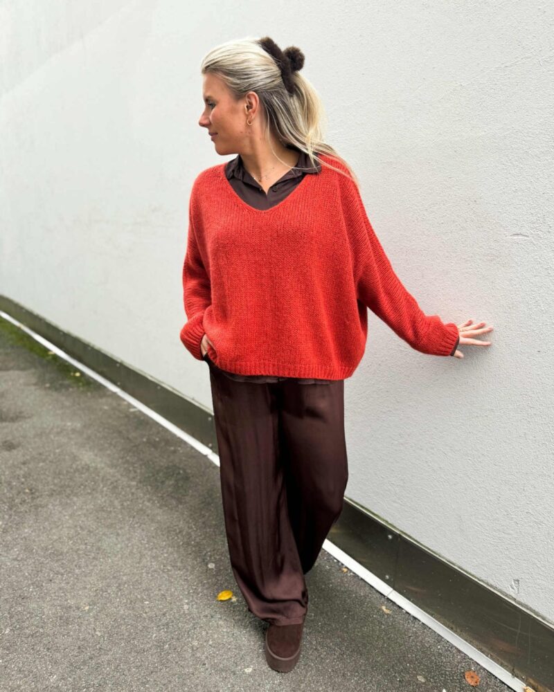 IBC Collection Lotta Sweater Rust Orange