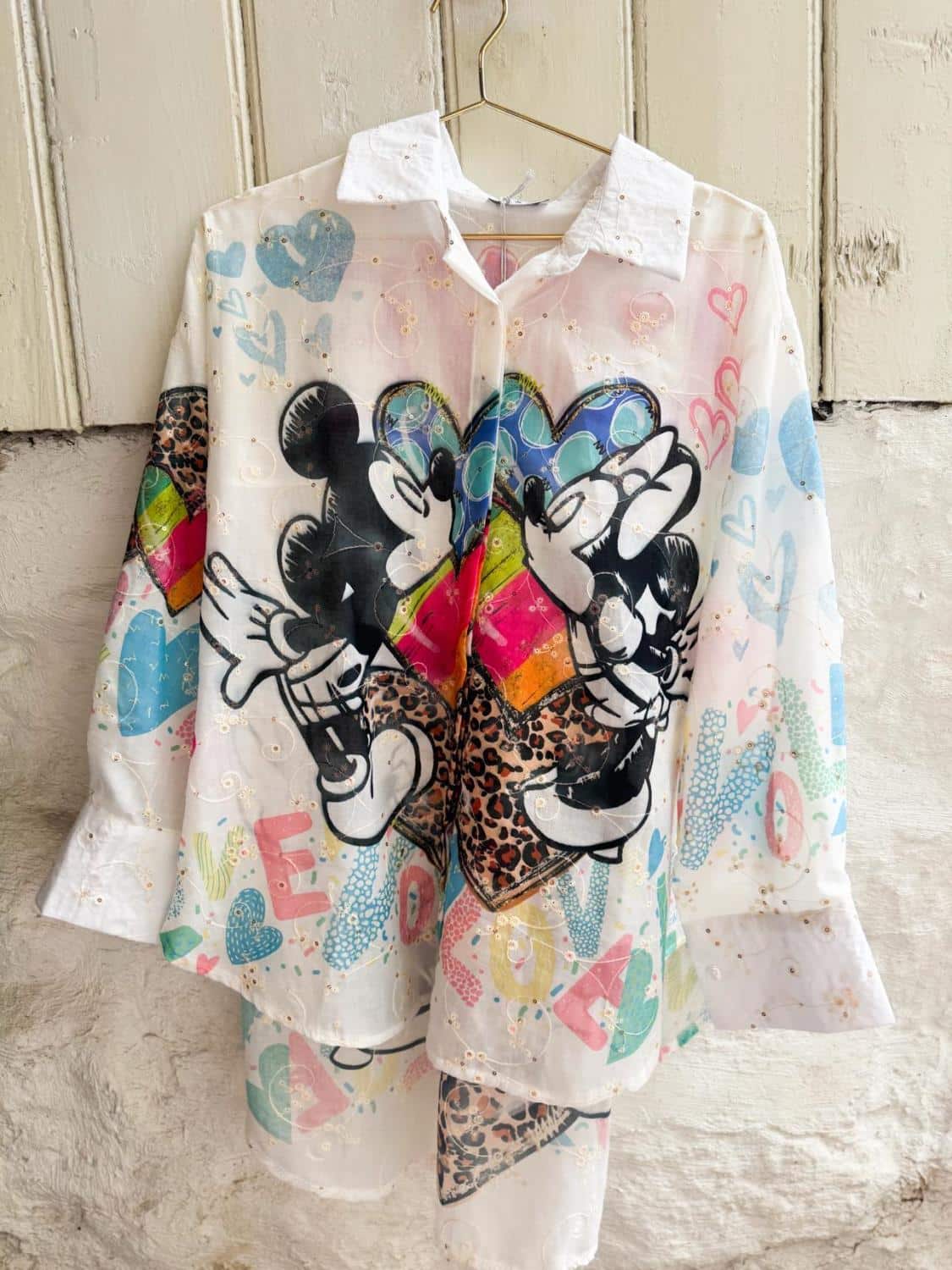 IBC Collection Mickey Mouse Blouse Multi Colour
