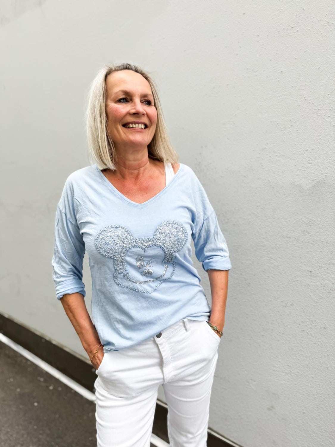 IBC Collection Mickey Mouse Sweater Light Blue