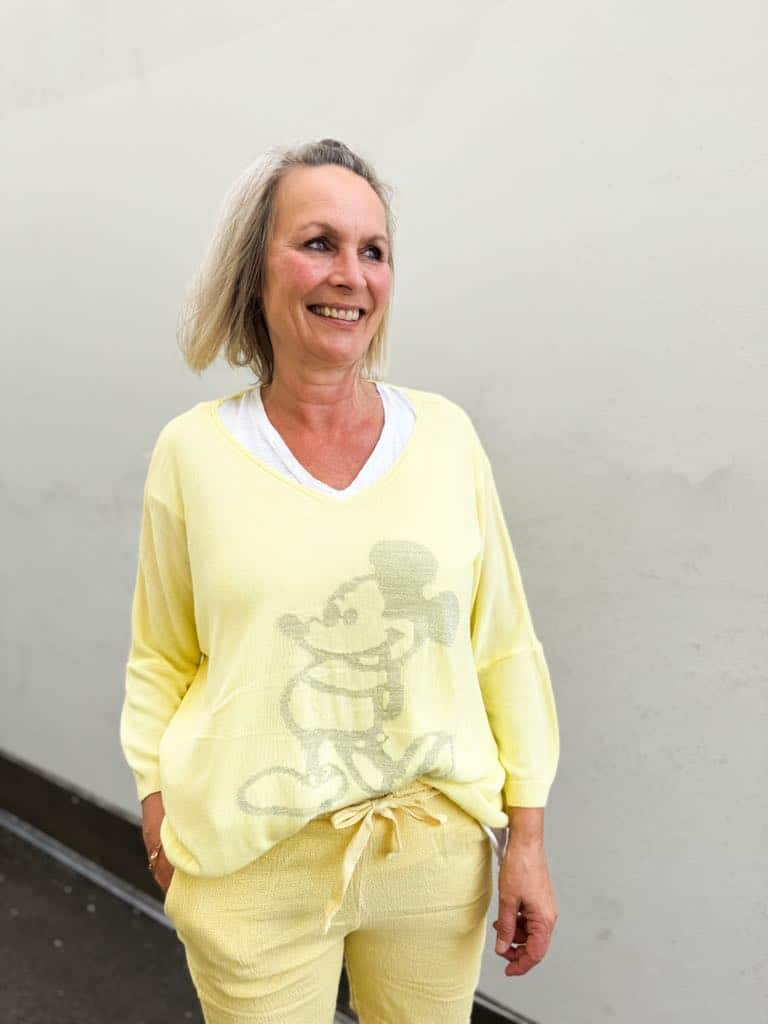 IBC Collection Mickey Mouse Sweater Yellow