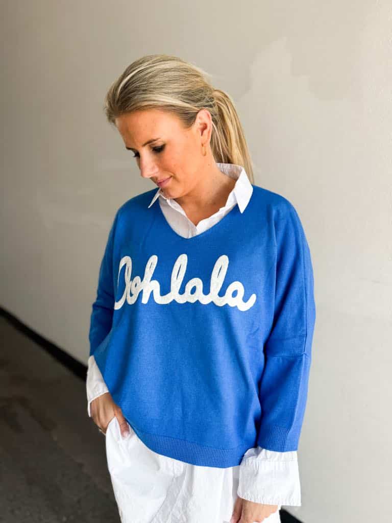 IBC Collection Olala Sweater Cobolt