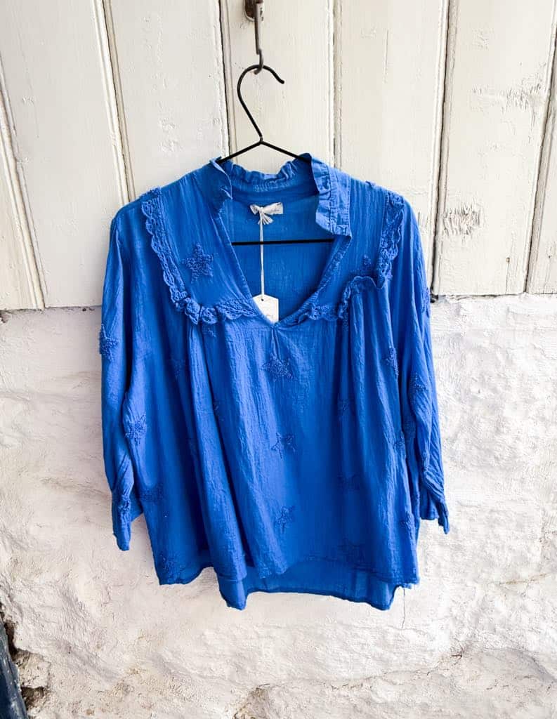 IBC Collection Pia Blouse Star Cobolt