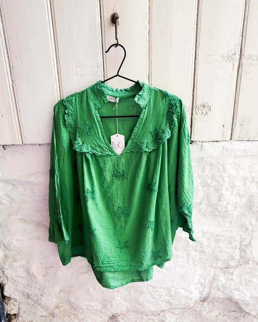 IBC Collection Pia Blouse Star Green