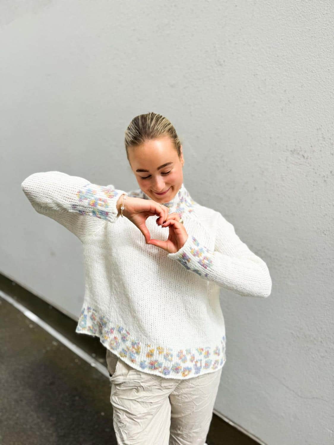 IBC Collection Pia Leo Sweater Pastell Mix