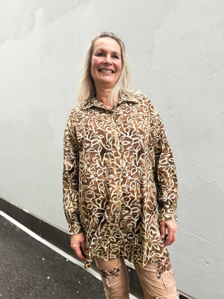 IBC Collection Serina Blouse Brown