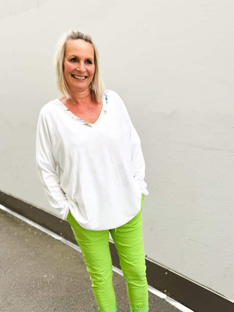 IBC Collection Siv Sweater White