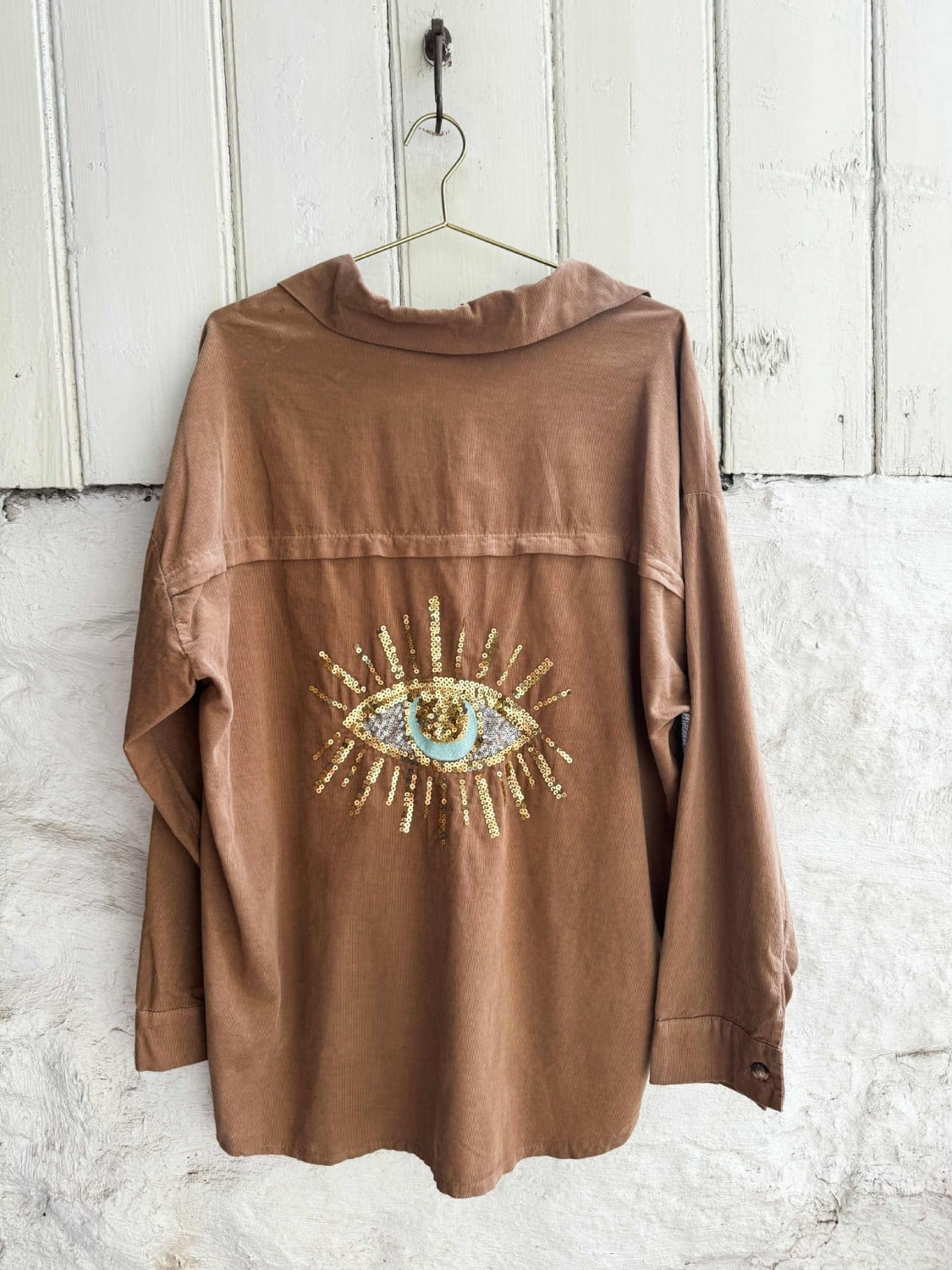 IBC Collection The Eye Cord Shirt Camel