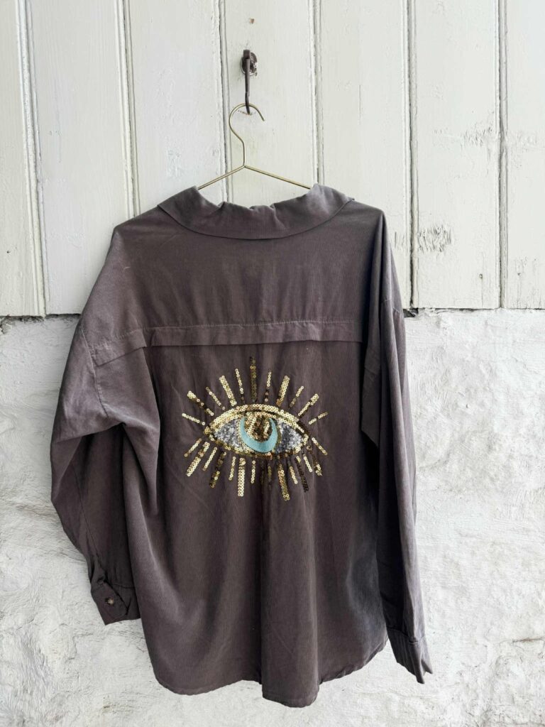 IBC Collection The Eye Cord Shirt Taupe