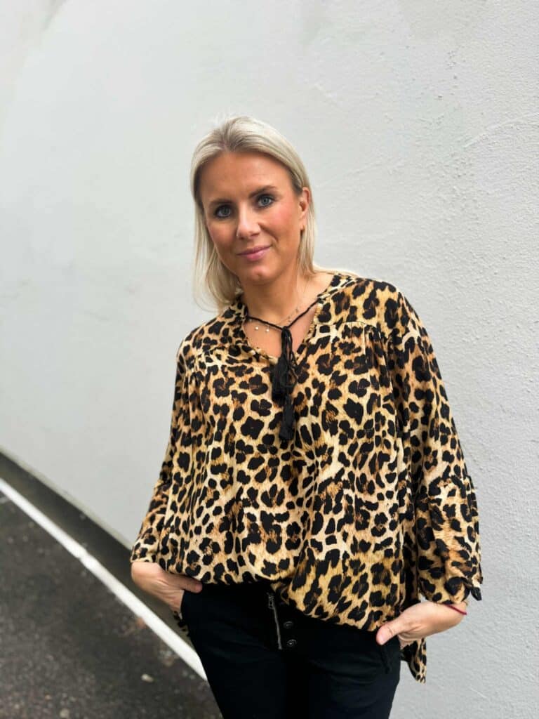 IBC Collection Vivi Blouse Leo Brown