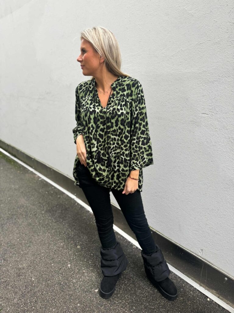 IBC Collection Vivi Blouse Leo Green