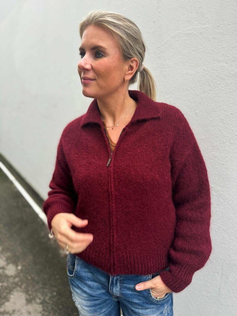 Ibc Collection Zip Jacket Bordaux