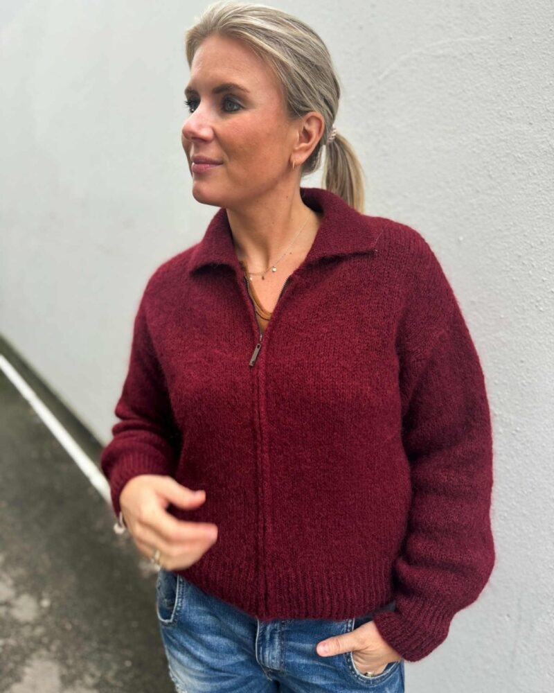 Ibc Collection Zip Jacket Bordaux