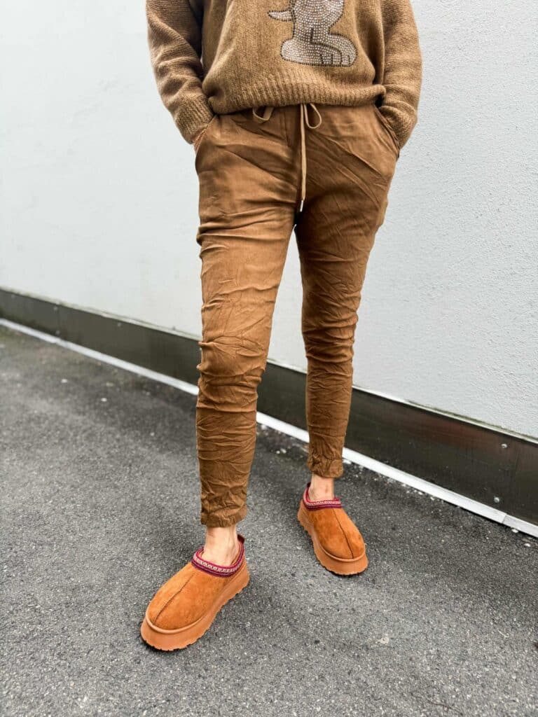 Isabella Pants Semsket Light Brown