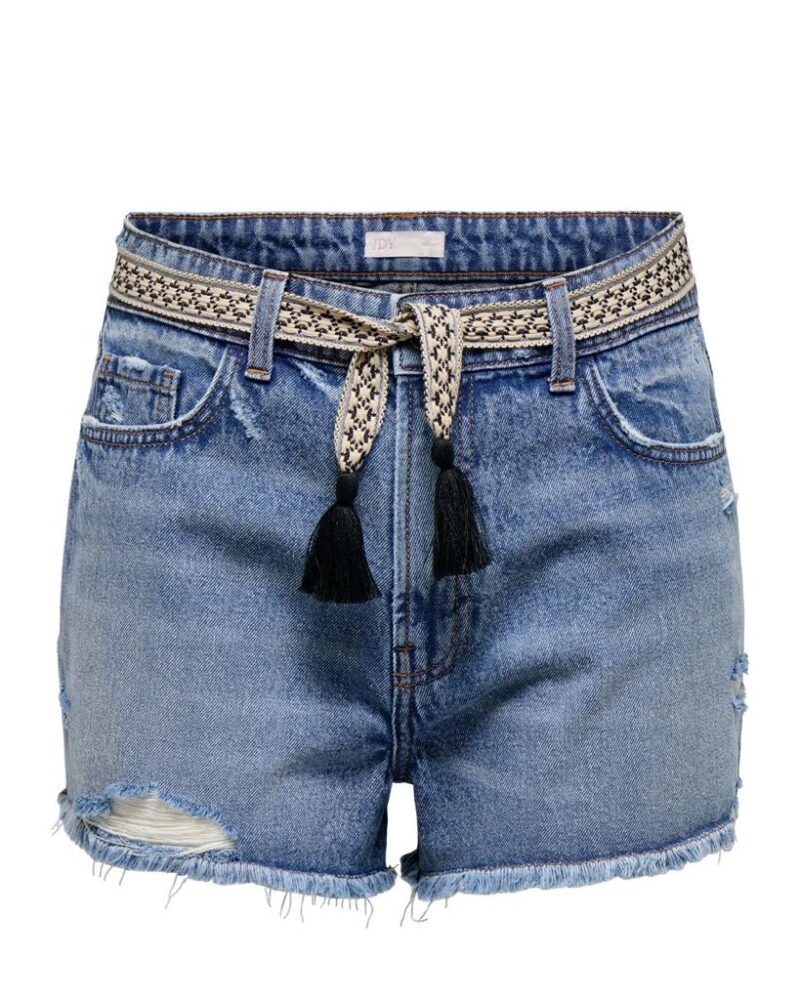 JDY Beate With Belt Shorts Denim