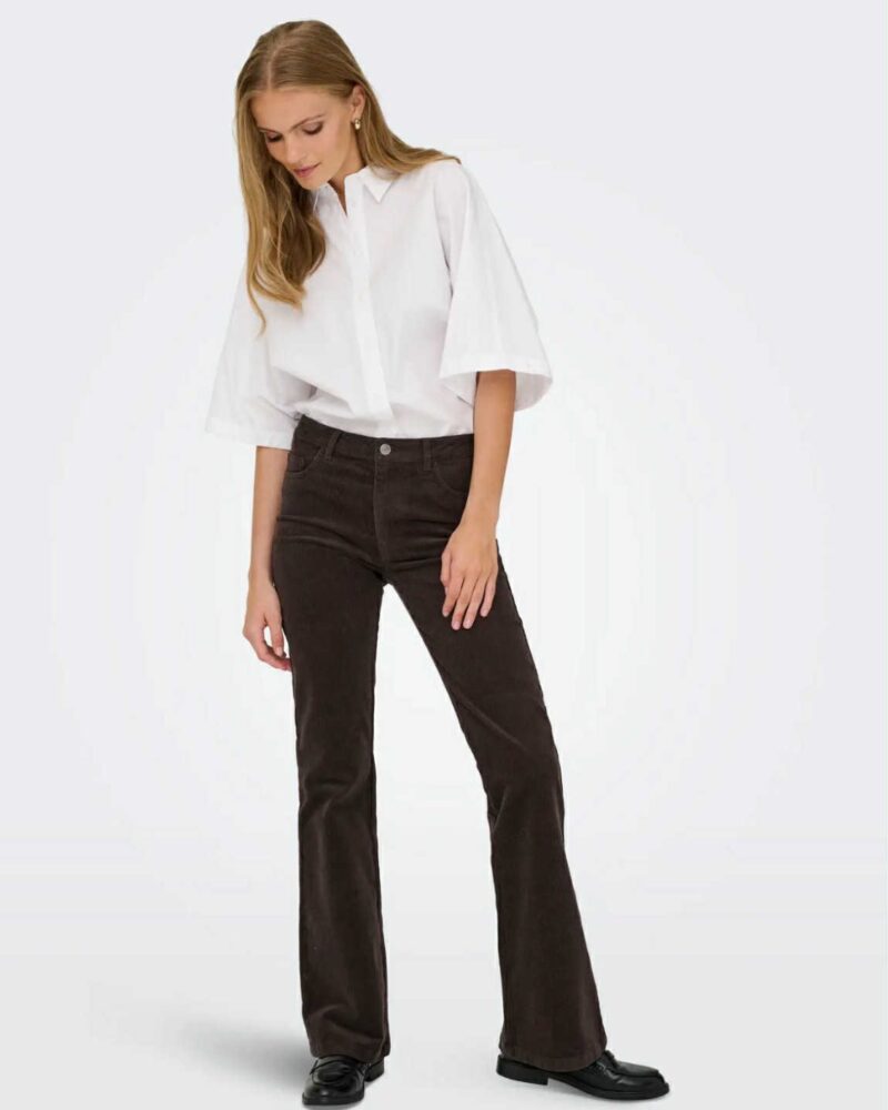 JDY Flared Cord. Pant Brown