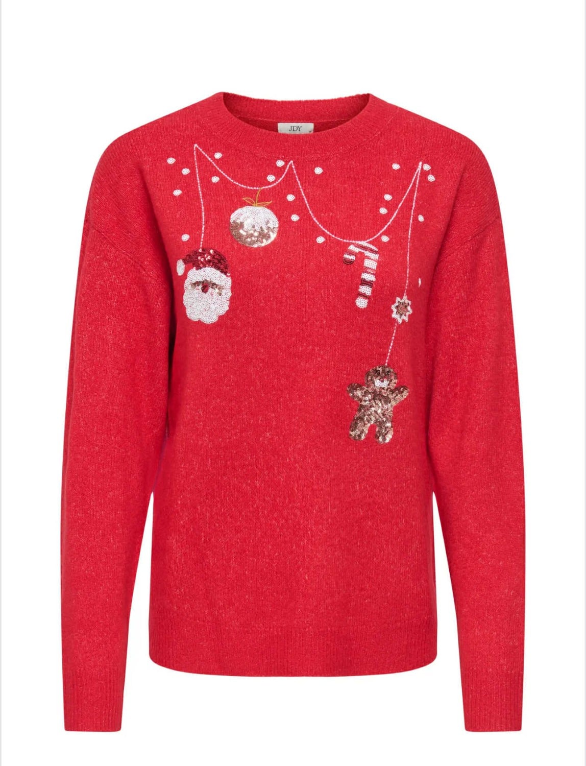 JDY Santa X-Mas O-Neck Pullover Mars Red