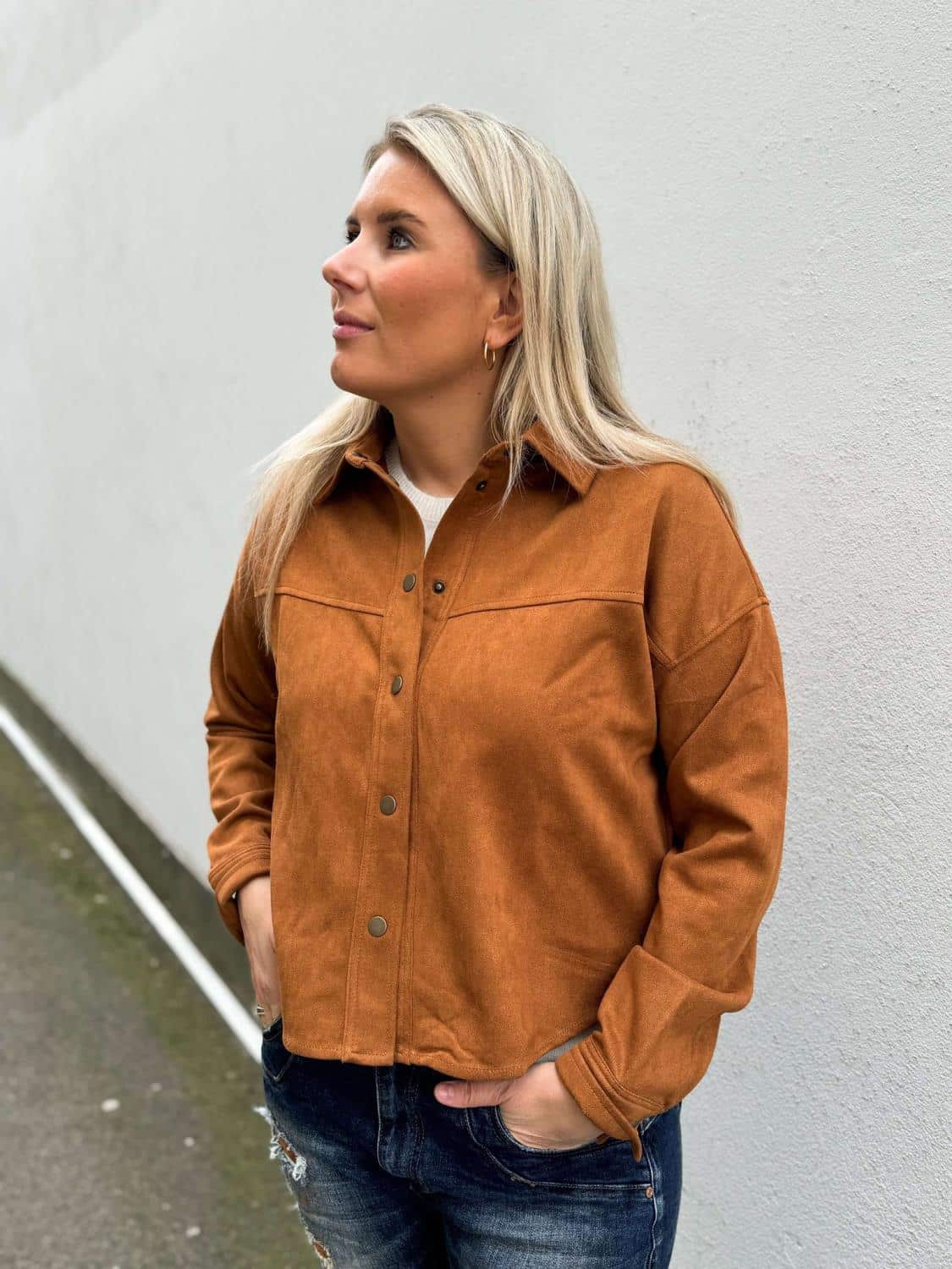 JDY Sif L/S Faux Suede Jacket