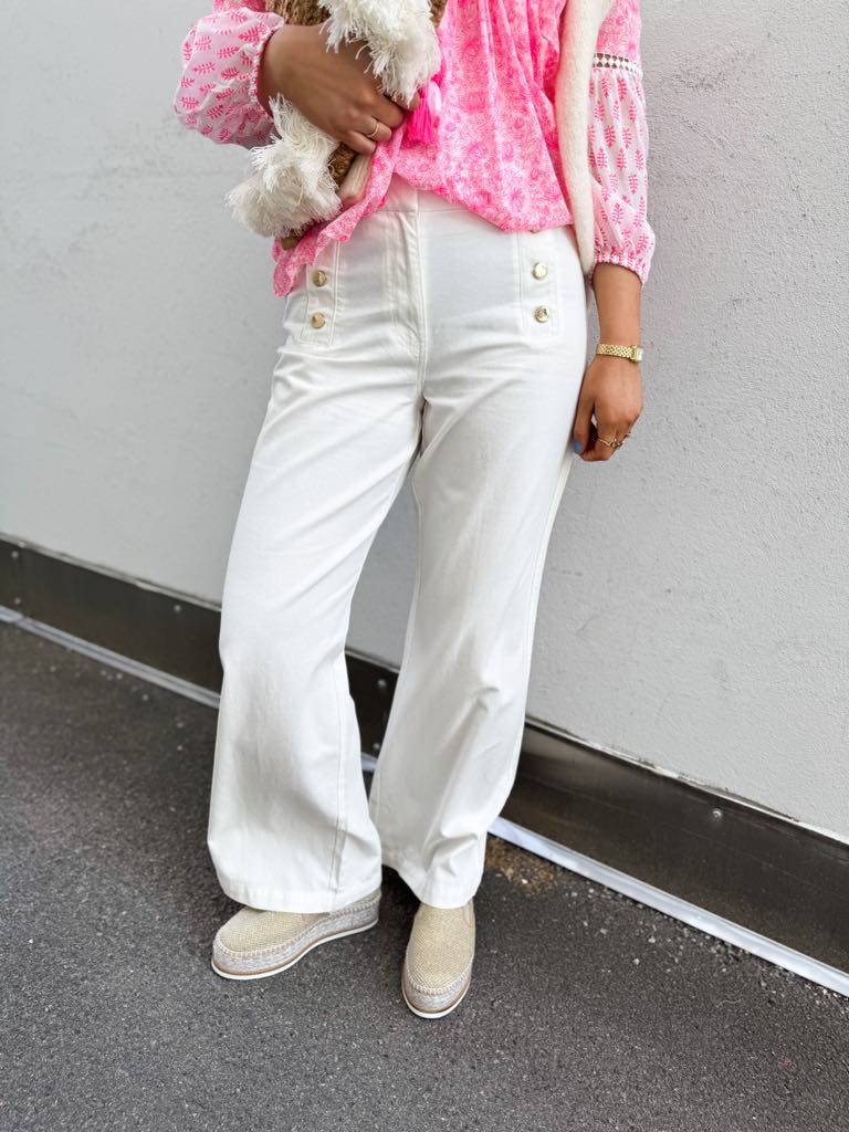 Katrin Uri Provence Trouser Broken White