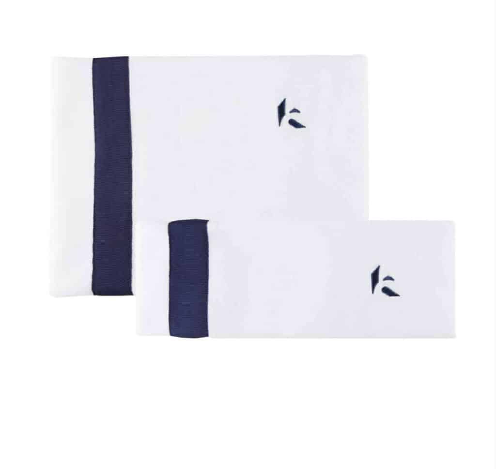 Kibo Classic Stripe Headband White W.Navy