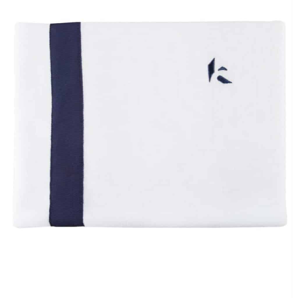 Kibo Classic Stripe Neckband White W.Navy