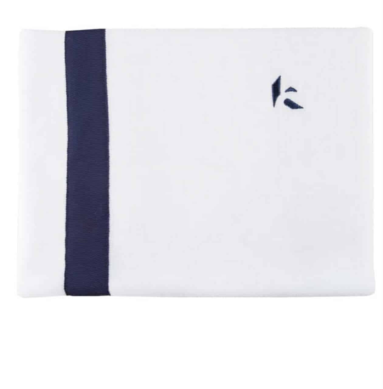 Kibo Classic Stripe Neckband White W.Navy