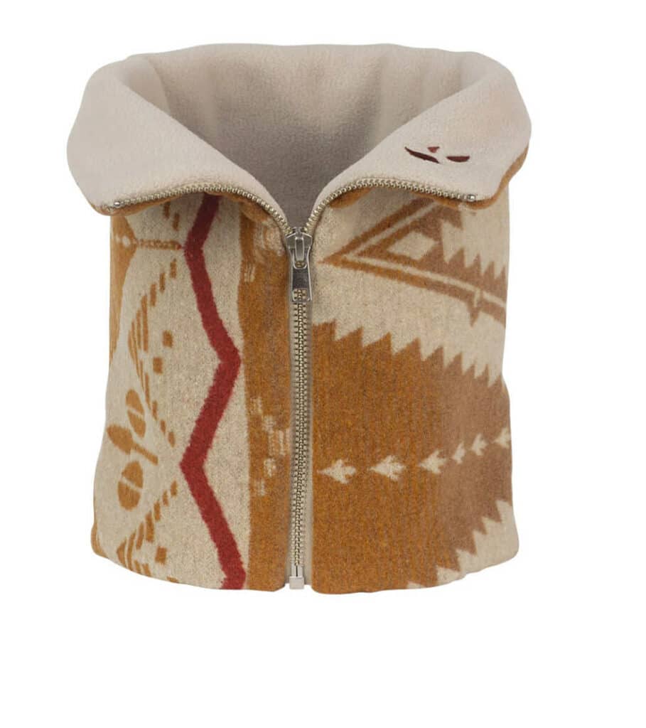 Kibo Jacuard Neckband w/Zip Mustard