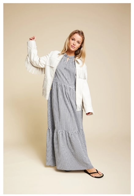 Line Of Oslo Davy Leather Jacket White