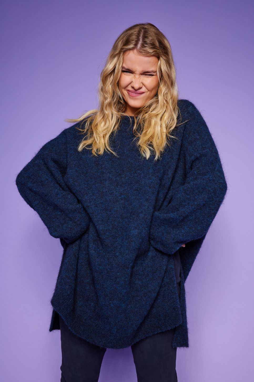 Line Of Oslo Eva Sweater Dark Blue