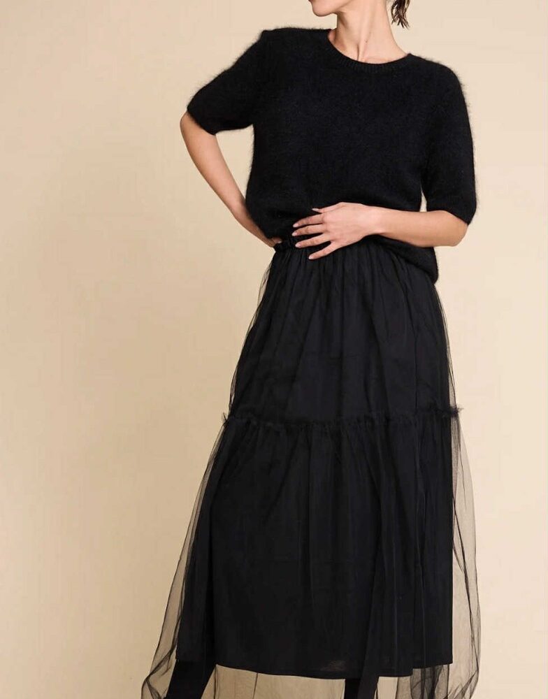 Line Of Oslo Hay Tulle Skirt Black