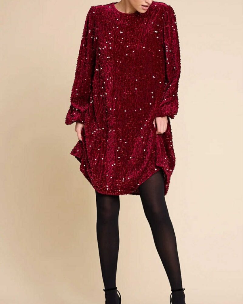 Line Of Oslo Luna Sequin Dress