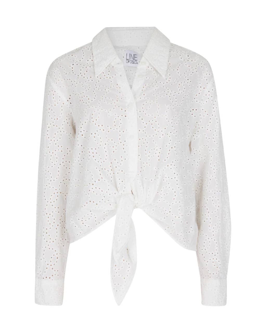 Line Of Oslo Venus Emroidery Blouse White