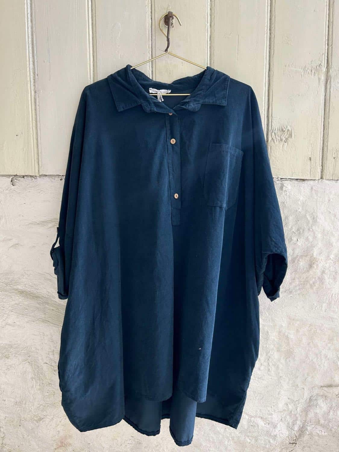 Linnea Oversize BabyCord Blå