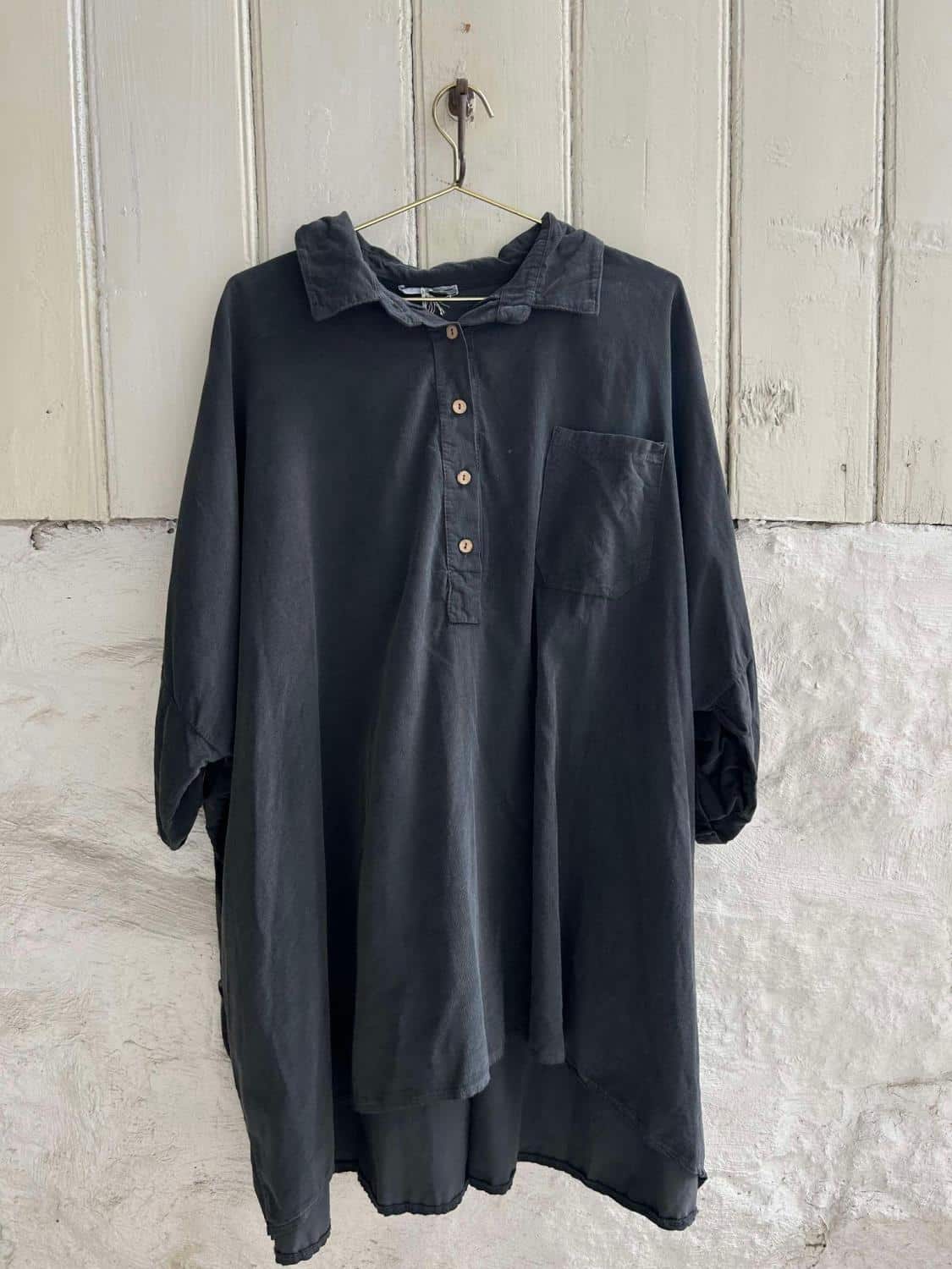 Linnea Oversize BabyCord Grå