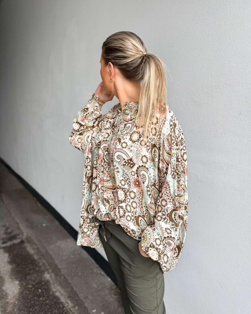 Linnea Oversize Blouse Pastell Mix