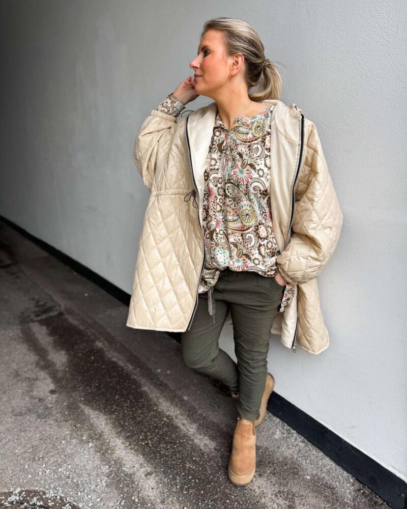 Louise Bubble Jacket Light Beige