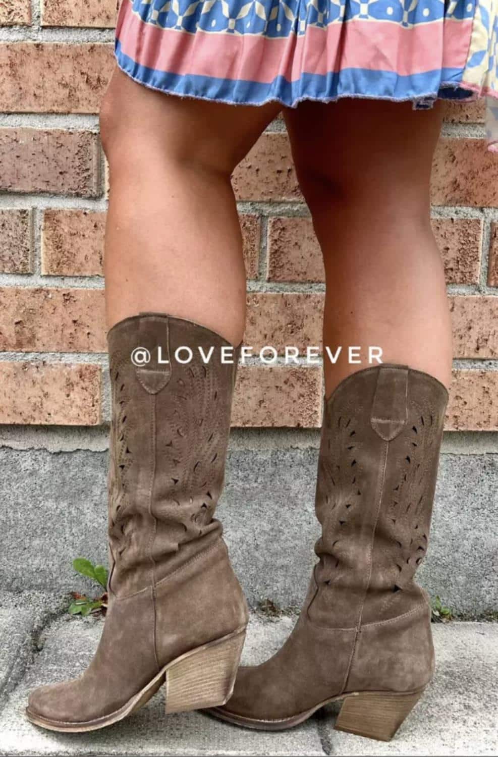 Love Forever Pamela Short Boots Tabacco