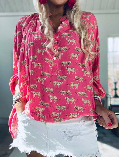 Love Forever Timea Tunic Pink With Leo