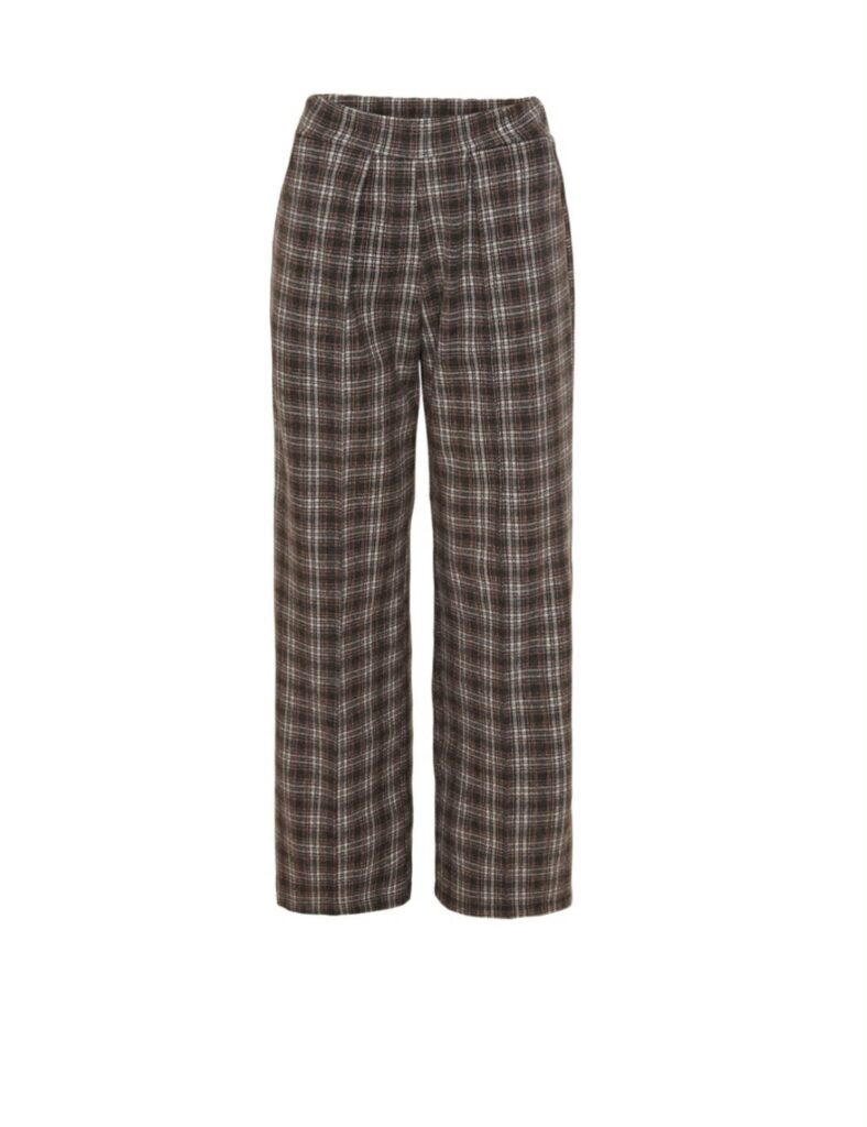Marta Du Chateau Brown Check Pants