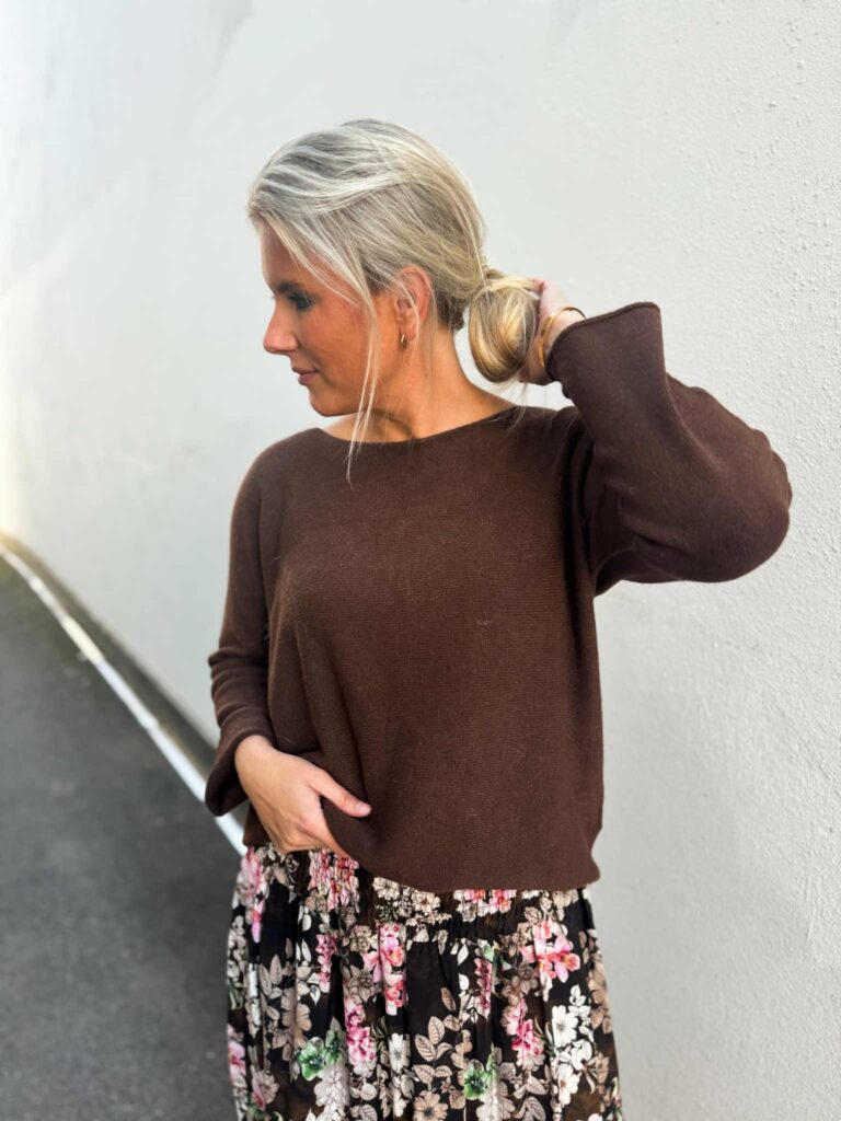 Marta Du Chateau Dagmar Knit Brown