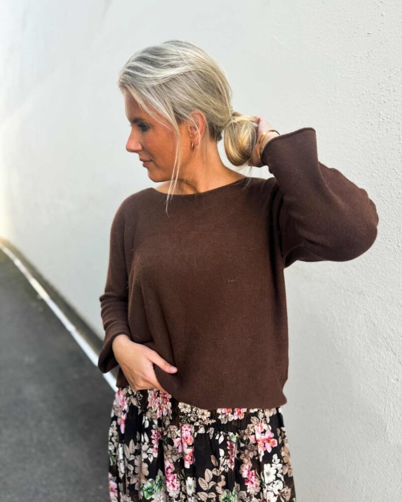 Marta Du Chateau Dagmar Knit Brown