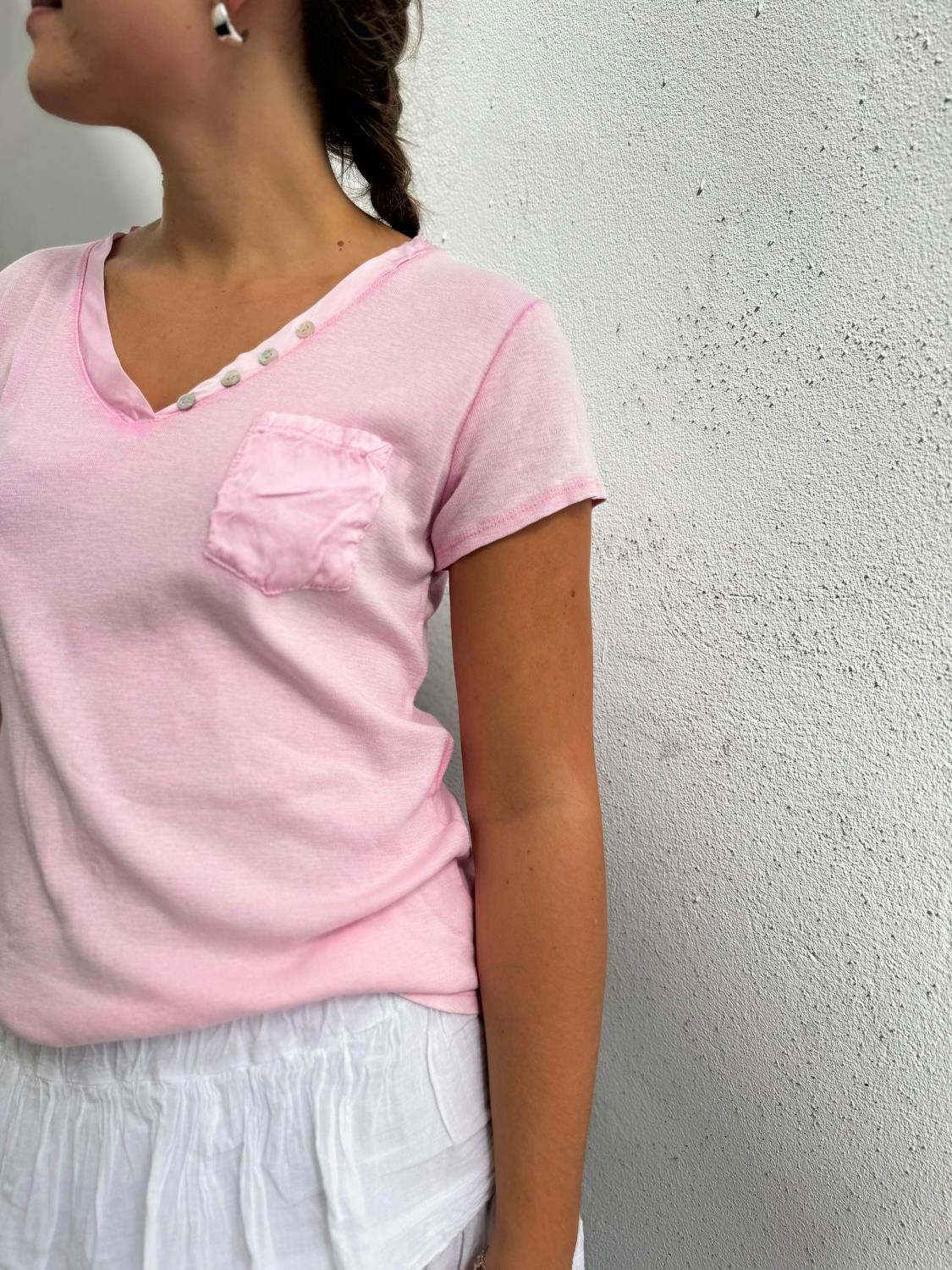 Marta Du Chateau Dorothea Tee Rosa Baby
