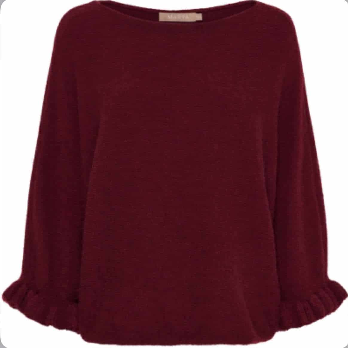 Marta Du Chateau Elder Knit Bordeaux