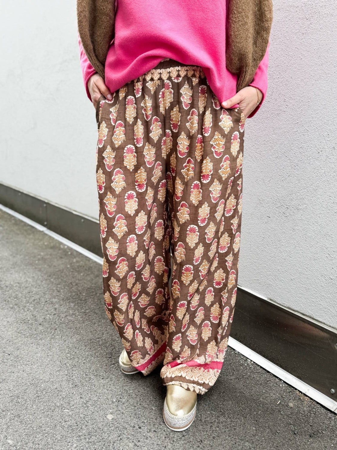 Marta Du Chateau Grethe Pant Print Fango